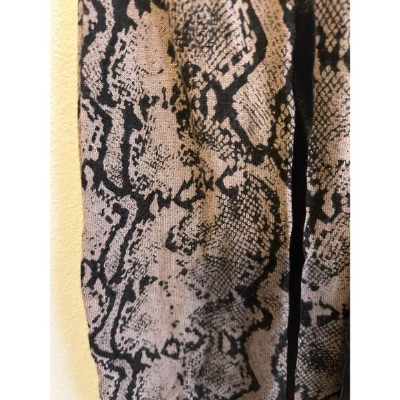 90s Halter Dress GUESS Animal Print Snakeskin Lace Up Sexy Bodycon Vintage Y2K S - Picture 9 of 12